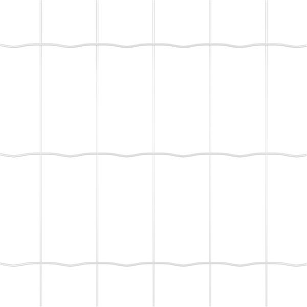 Grote foto vidaxl euro hek 1 x 25 m pvc gecoat ijzer tuin en terras hekken en schuttingen