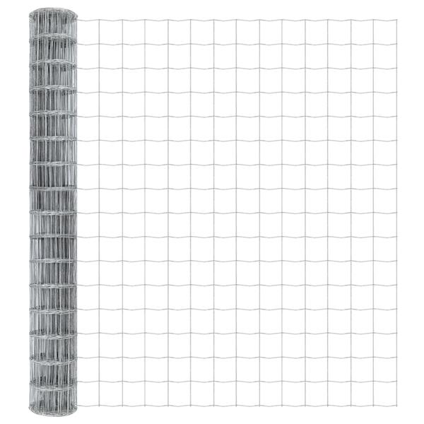 Grote foto vidaxl euro hek 1 5 x 10 m pvc gecoat ijzer tuin en terras hekken en schuttingen