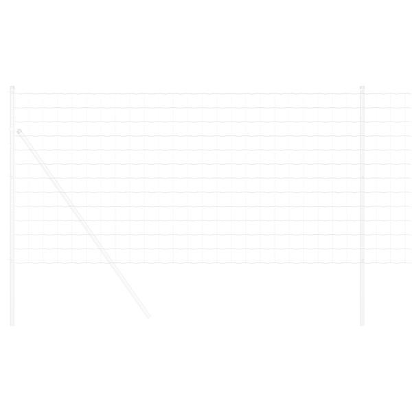 Grote foto vidaxl euro hek 1 x 10 m pvc gecoat ijzer tuin en terras hekken en schuttingen