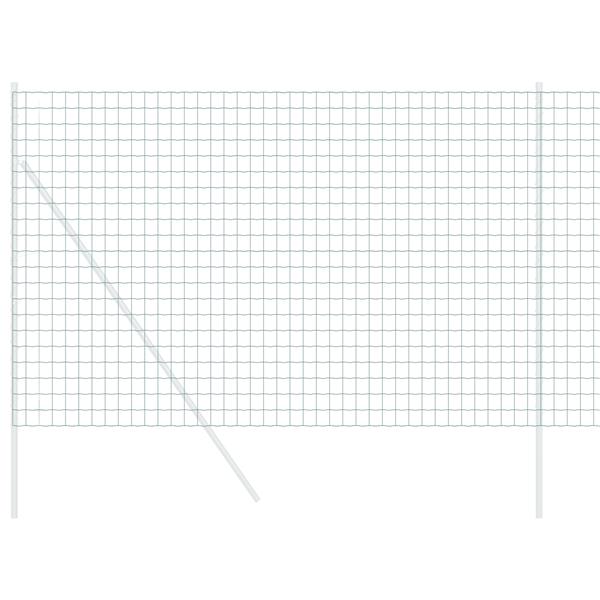 Grote foto vidaxl euro hek groen 1.6 x 10 m pvc gecoat ijzer tuin en terras hekken en schuttingen