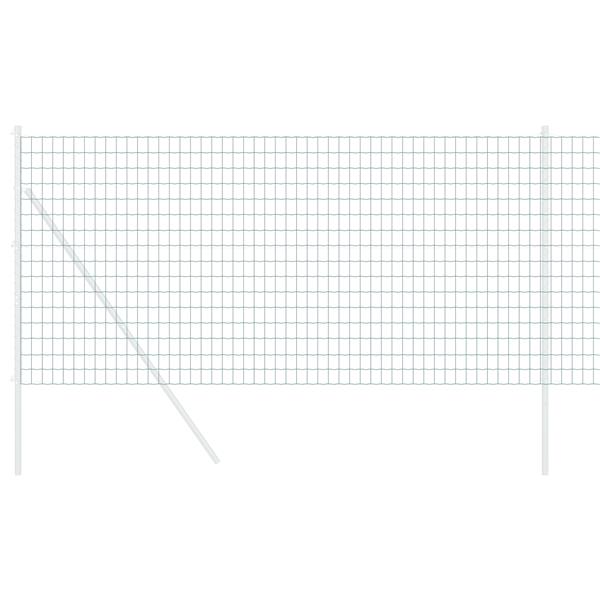 Grote foto vidaxl euro hek groen 1 x 25m pvc gecoat ijzer tuin en terras hekken en schuttingen