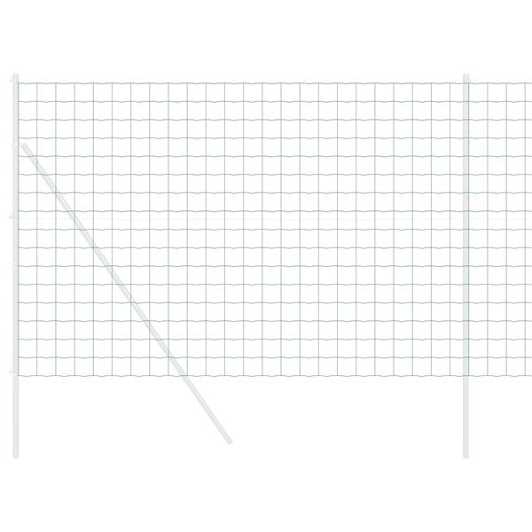Grote foto vidaxl euro hek groen 1.6 x 10m pvc gecoat ijzer tuin en terras hekken en schuttingen