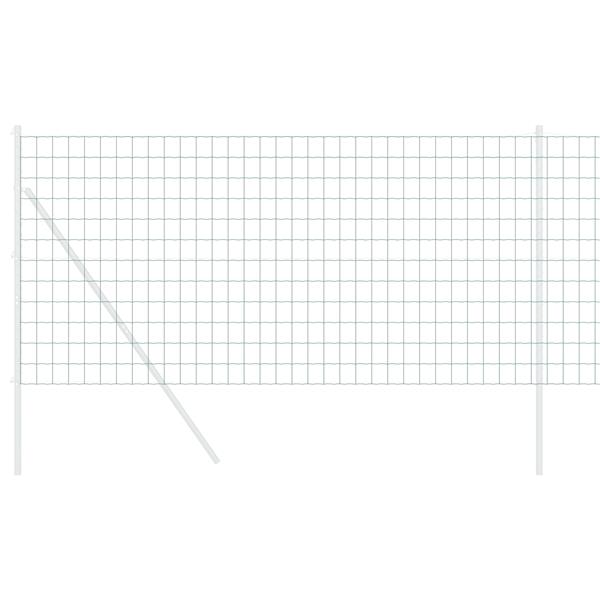 Grote foto vidaxl euro hek groen 1 x 10 m pvc gecoat ijzer tuin en terras hekken en schuttingen
