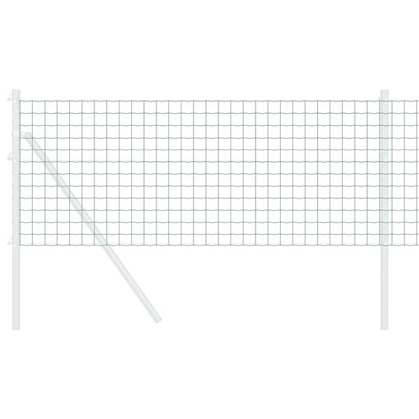 Grote foto vidaxl euro hek groen 0.6 x 10 m pvc gecoat ijzer tuin en terras hekken en schuttingen