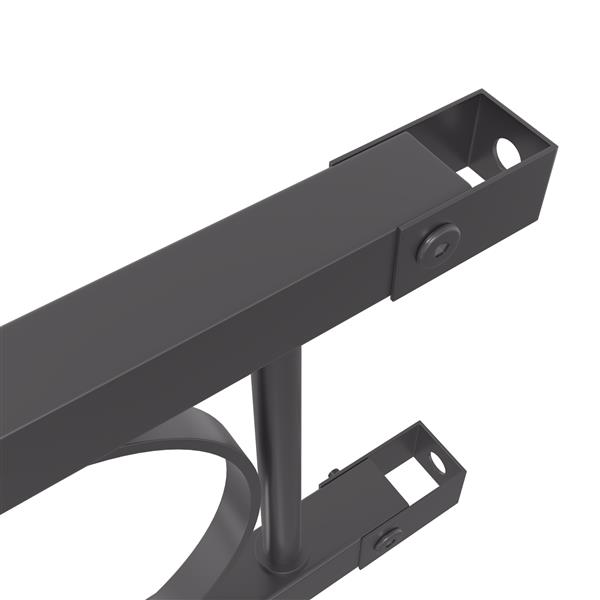 Grote foto vidaxl tuin hek grijs staal tuin en terras hekken en schuttingen