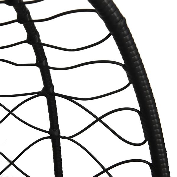Grote foto vidaxl hangende ei stoel cr mewit 91.5 x 60 x 110 cm poly rattan tuin en terras tuinmeubelen