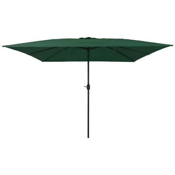 Grote foto vidaxl tuinparasol groen en zwart 295 x 295 x 245 cm tuin en terras overige tuin en terras
