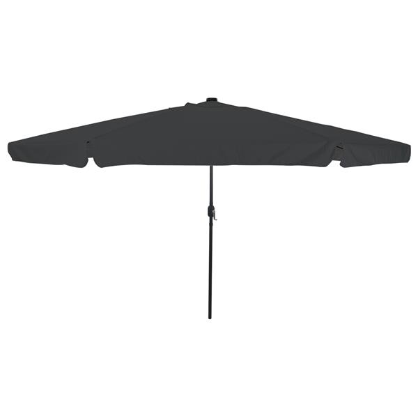 Grote foto vidaxl tuinparasol antraciet en zwart 395 x 395 x 245 cm tuin en terras overige tuin en terras