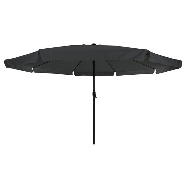 Grote foto vidaxl tuinparasol antraciet en zwart 395 x 395 x 245 cm tuin en terras overige tuin en terras