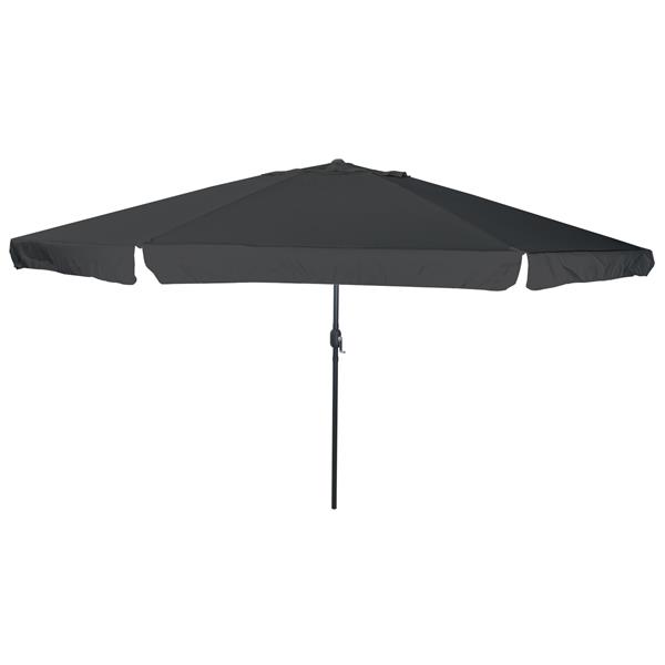 Grote foto vidaxl tuinparasol antraciet en zwart 395 x 395 x 245 cm tuin en terras overige tuin en terras