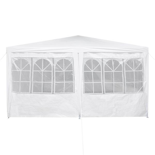 Grote foto vidaxl partytent wit 800 x 400 x 266 cm polyester en staal tuin en terras overige tuin en terras