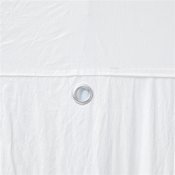 Grote foto vidaxl partytent wit 800 x 400 x 266 cm polyester en staal tuin en terras overige tuin en terras