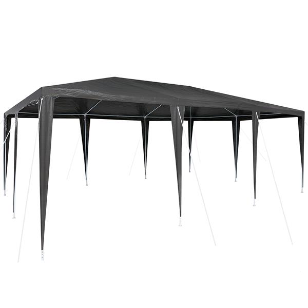 Grote foto vidaxl partytent antraciet en wit 600 x 400 x 266 cm tuin en terras overige tuin en terras