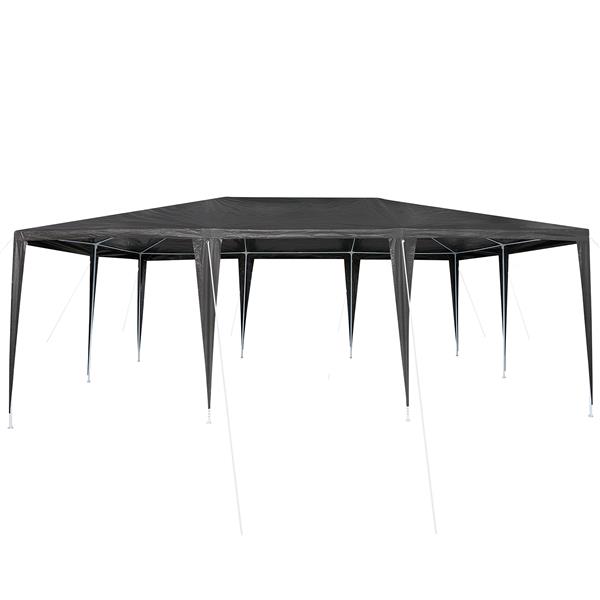 Grote foto vidaxl partytent antraciet en wit 600 x 400 x 266 cm tuin en terras overige tuin en terras