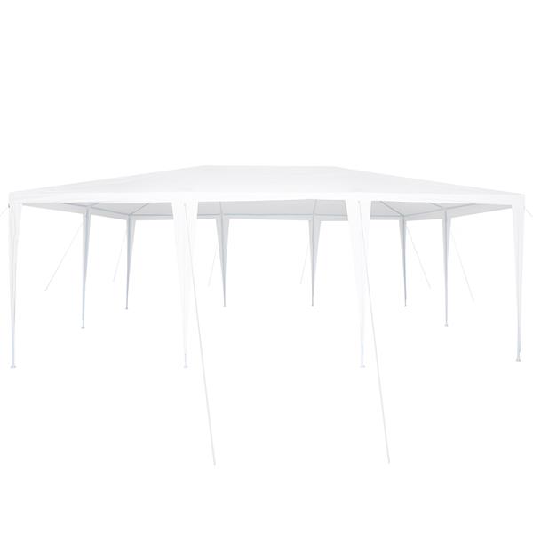 Grote foto vidaxl partytent wit 600 x 400 x 266 cm polyester en staal tuin en terras overige tuin en terras