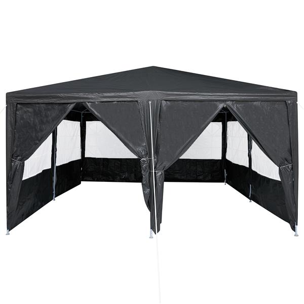 Grote foto vidaxl partytent antraciet en wit 400 x 400 x 266 cm tuin en terras overige tuin en terras