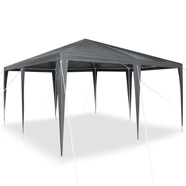 Grote foto vidaxl partytent antraciet en wit 400 x 400 x 266 cm tuin en terras overige tuin en terras