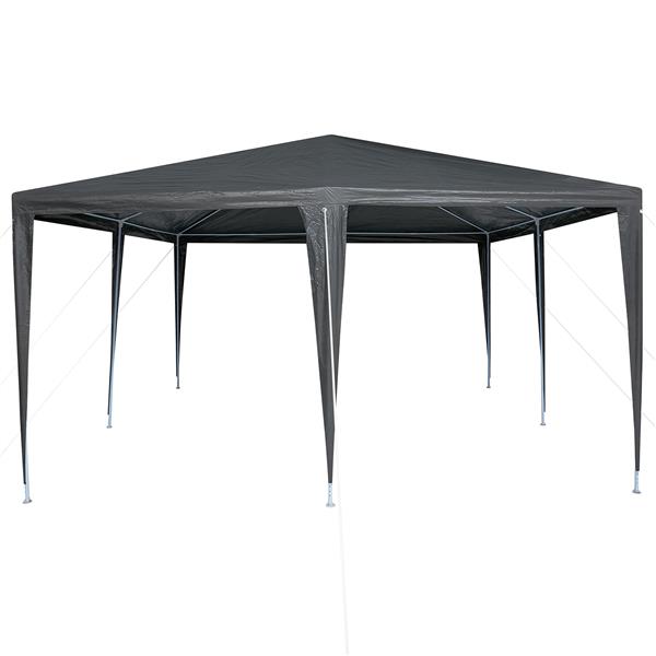 Grote foto vidaxl partytent antraciet en wit 400 x 400 x 266 cm tuin en terras overige tuin en terras