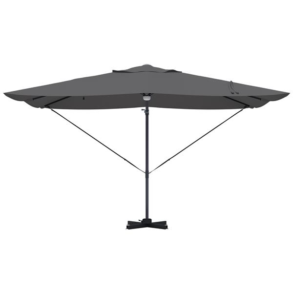 Grote foto vidaxl cantilever roma parasol antraciet en zwart 352 x 251 x 265 cm tuin en terras overige tuin en terras