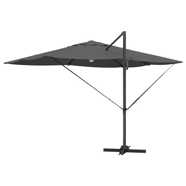 Grote foto vidaxl cantilever roma parasol antraciet en zwart 352 x 251 x 265 cm tuin en terras overige tuin en terras