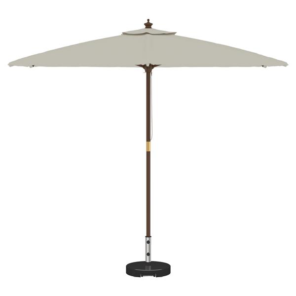 Grote foto vidaxl parasolvoet zwart 45 x 45 x 37.5 cm graniet tuin en terras overige tuin en terras