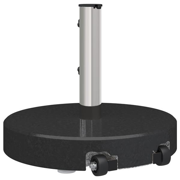 Grote foto vidaxl parasolvoet zwart 45 x 45 x 37.5 cm graniet tuin en terras overige tuin en terras