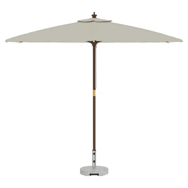 Grote foto vidaxl parasolvoet grijs 45 x 45 x 37.5 cm graniet tuin en terras overige tuin en terras