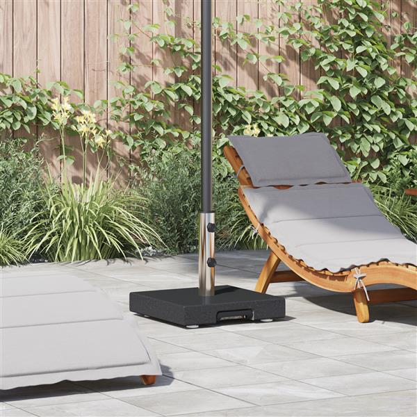 Grote foto vidaxl parasolvoet zwart 41 x 41 x 37 cm graniet tuin en terras overige tuin en terras