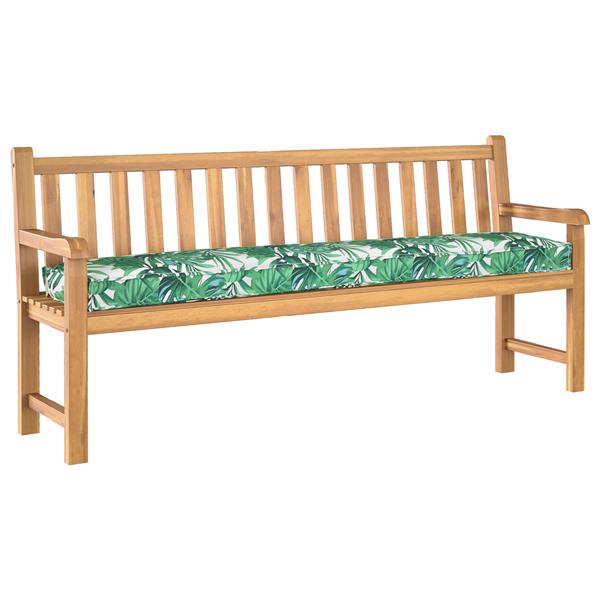 Grote foto vidaxl pallet kussen set 2 pcs bladpatroon 200 x 40 x 8 cm oxford stof huis en inrichting woningdecoratie
