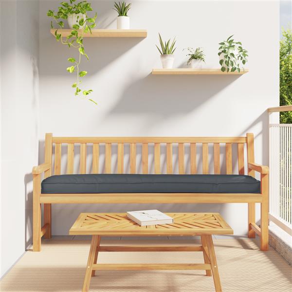 Grote foto vidaxl pallet kussen set 2 pcs antraciet 180 x 40 x 8 cm oxford stof huis en inrichting woningdecoratie