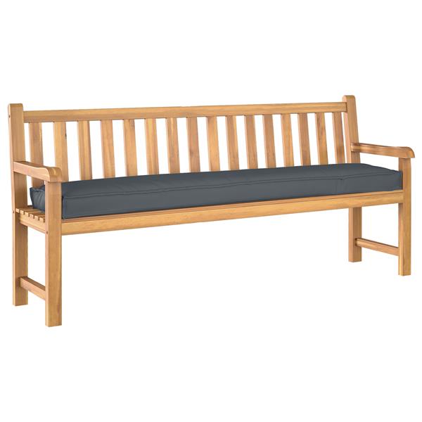 Grote foto vidaxl pallet kussen set 2 pcs antraciet 180 x 40 x 8 cm oxford stof huis en inrichting woningdecoratie