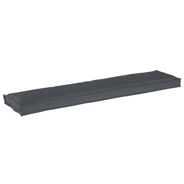 Grote foto vidaxl pallet kussen set 2 pcs antraciet 180 x 40 x 8 cm oxford stof huis en inrichting woningdecoratie