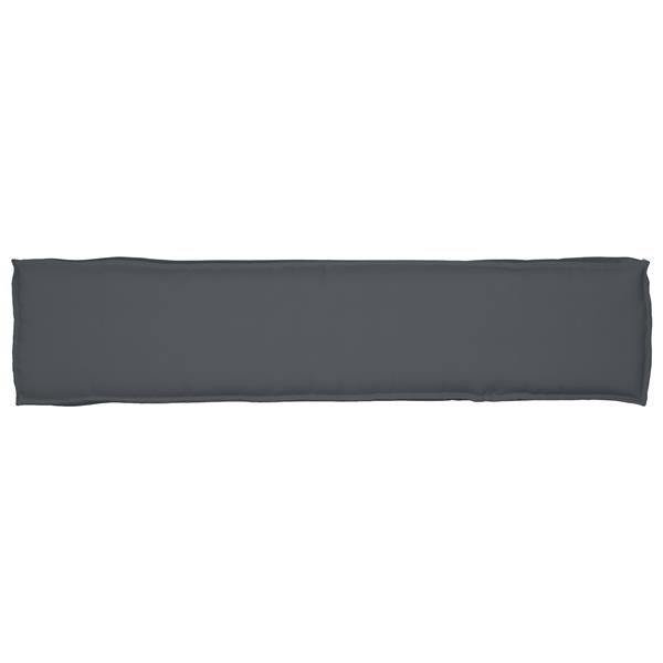 Grote foto vidaxl pallet kussen set 2 pcs antraciet 180 x 40 x 8 cm oxford stof huis en inrichting woningdecoratie