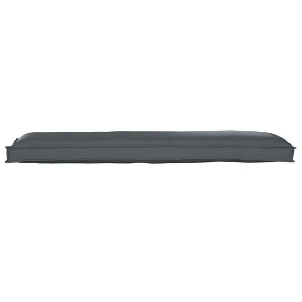 Grote foto vidaxl pallet kussen set 2 pcs antraciet 150 x 40 x 8 cm oxford stof huis en inrichting woningdecoratie