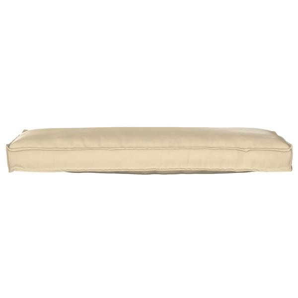 Grote foto vidaxl pallet kussen set 2 pcs beige 120 x 40 x 8 cm oxford stof huis en inrichting woningdecoratie