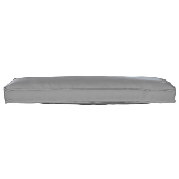 Grote foto vidaxl pallet kussen set 2 pcs grijs 120 x 40 x 8 cm oxford stof huis en inrichting woningdecoratie