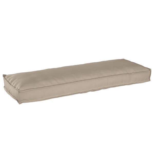 Grote foto vidaxl palletkussen voor bank taupe 120 x 40 x 8 cm oxford stof huis en inrichting woningdecoratie
