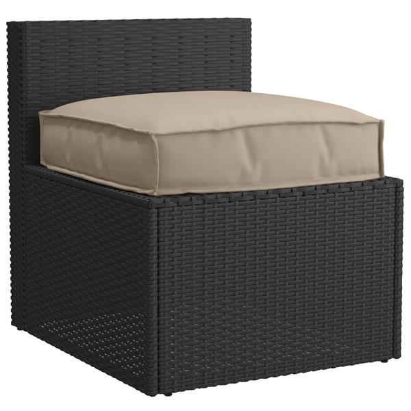 Grote foto vidaxl palletkussen voor zitting taupe 60 x 60 x 12 cm oxford stof huis en inrichting woningdecoratie
