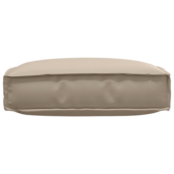 Grote foto vidaxl palletkussen voor zitting taupe 60 x 60 x 12 cm oxford stof huis en inrichting woningdecoratie