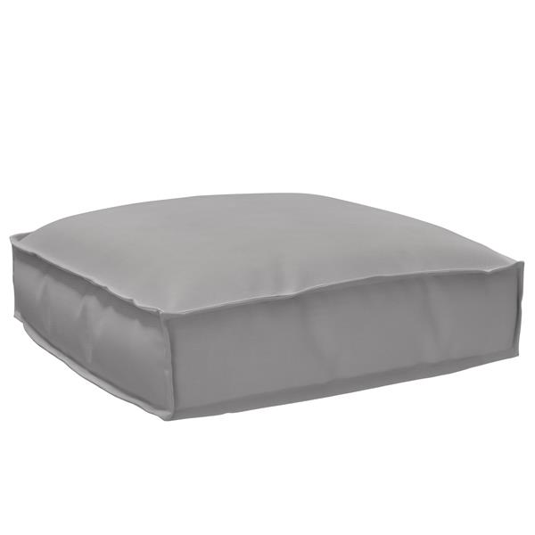 Grote foto vidaxl palletkussen voor zitting grijs 50 x 50 x 12 cm oxford stof huis en inrichting woningdecoratie