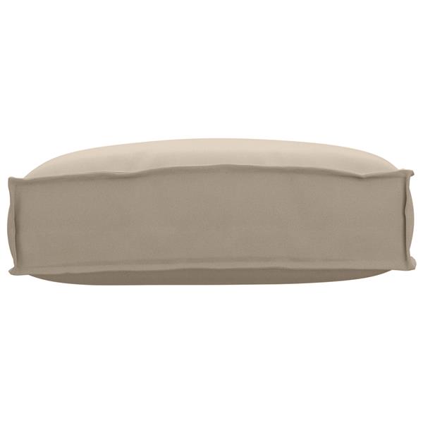 Grote foto vidaxl palletkussen voor rugleuning taupe 50 x 40 x 12 cm oxford stof huis en inrichting woningdecoratie