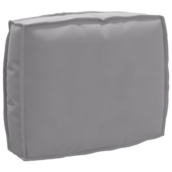 Grote foto vidaxl palletkussen voor rugleuning grijs 50 x 40 x 12 cm oxford stof huis en inrichting woningdecoratie