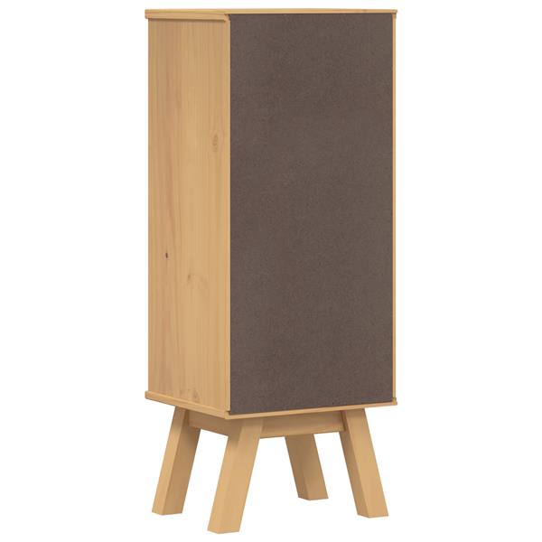 Grote foto vidaxl badkamer kast olden bruin 35 x 30 x 90 cm massief grenenhout huis en inrichting complete badkamers
