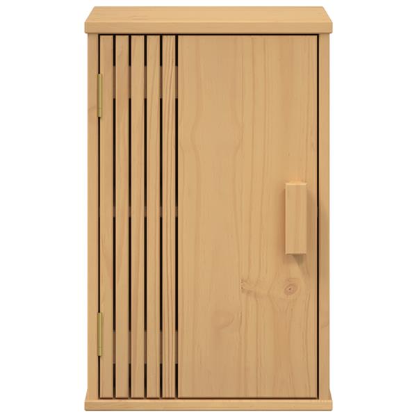 Grote foto vidaxl badkamer kast olden bruin 35 x 30 x 55 cm massief grenenhout huis en inrichting complete badkamers
