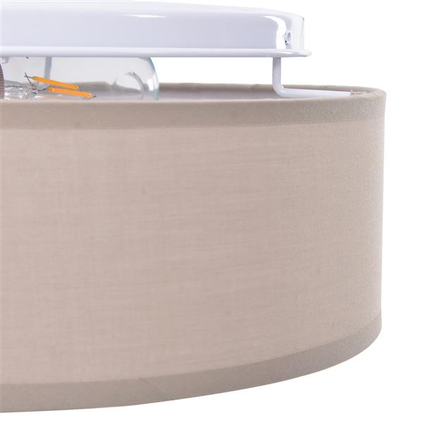 Grote foto vidaxl plafonni re taupe 38 x 13.5 cm stof huis en inrichting overige