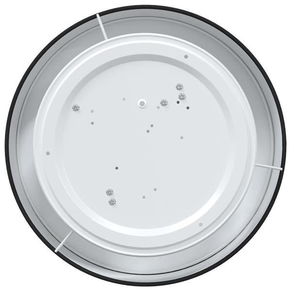 Grote foto vidaxl plafonni re zwart 38 x 13.5 cm stof huis en inrichting overige