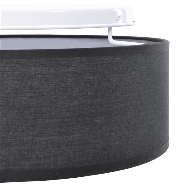 Grote foto vidaxl plafonni re zwart 38 x 13.5 cm stof huis en inrichting overige