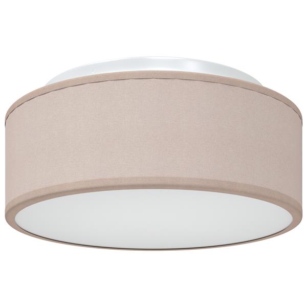 Grote foto vidaxl plafonni re taupe 30 x 13.5 cm stof huis en inrichting overige