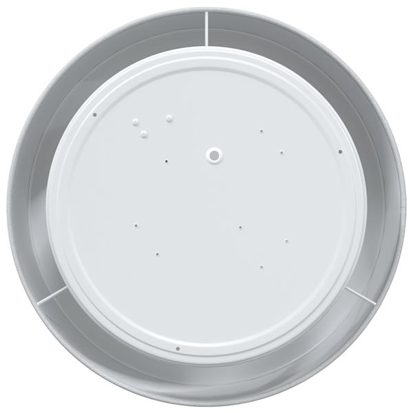 Grote foto vidaxl plafonni re grijs 30 x 13.5 cm stof huis en inrichting overige