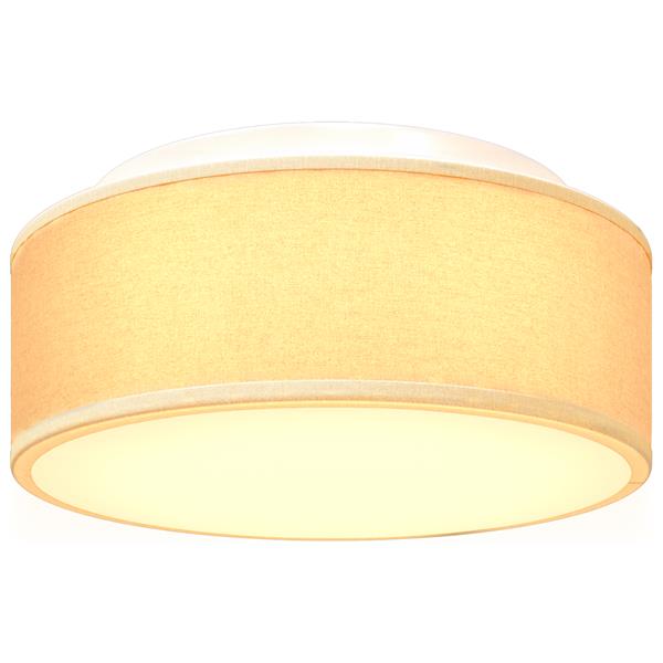 Grote foto vidaxl plafonni re wit 30 x 13.5 cm stof huis en inrichting overige